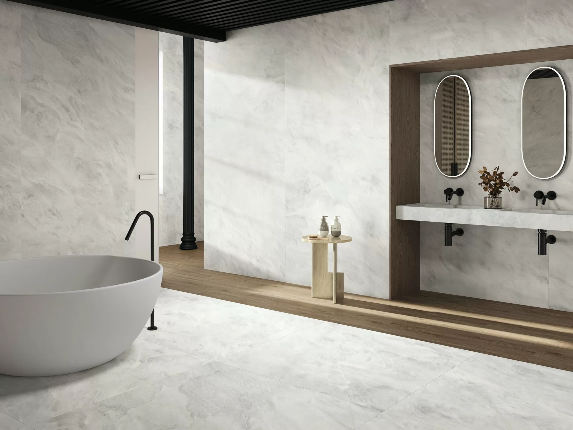 Керамогранит A040476 Alexandria Klebb White Matt Rect 60x120