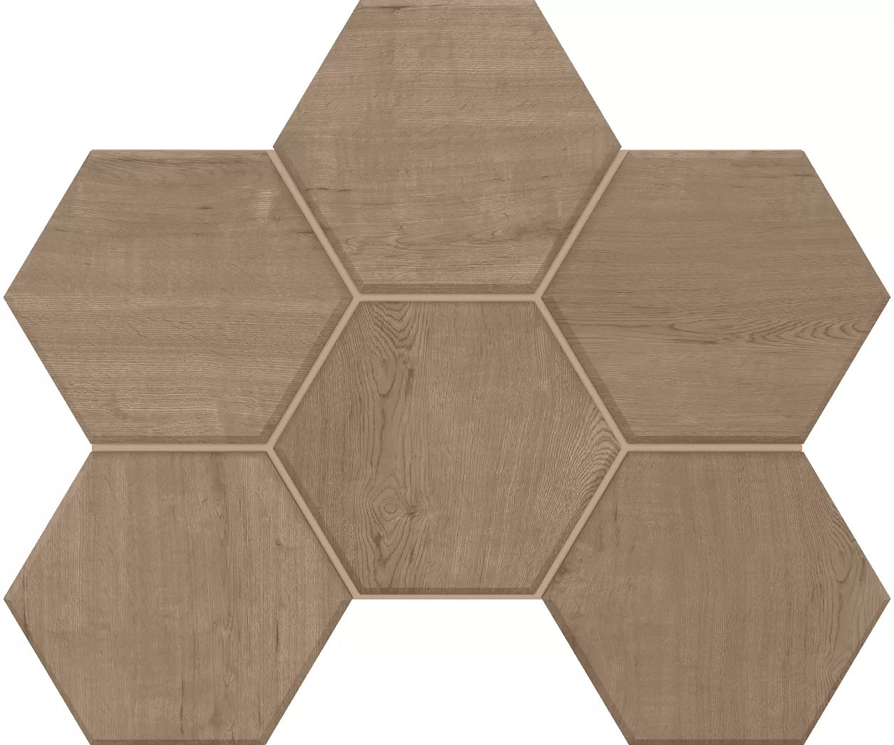 Мозаика Мозаика CW03 Classic Wood Hexagon неполированная 25x28.5