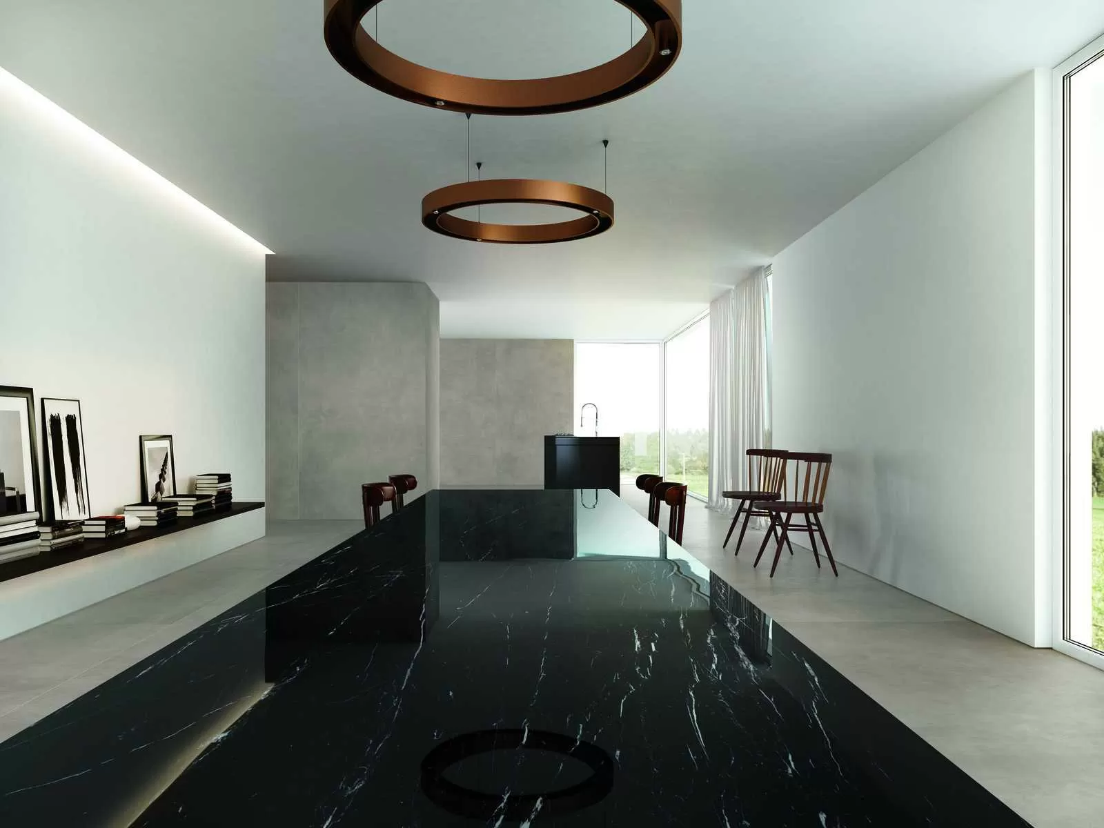 Керамогранит M0ZP Grande Marble Look Capraia Book Match Faccia A Lux 160х320