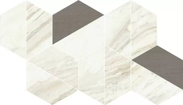 Плитка 620110000126 Trevi White Trapezium Matt 31.4x18