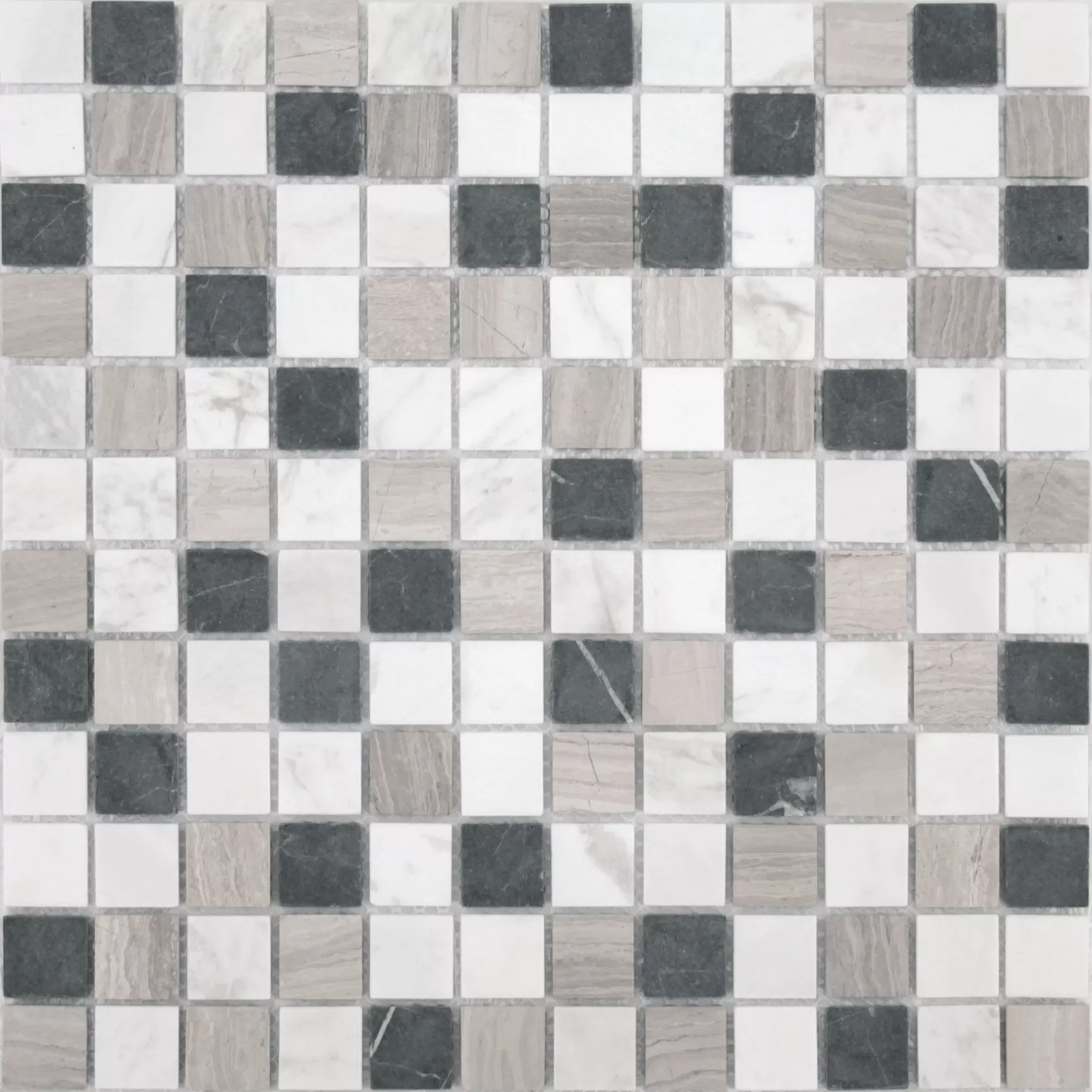 Мозаика Pietra Mix 4 Mat 23x23x4 (ПУ) 298x298