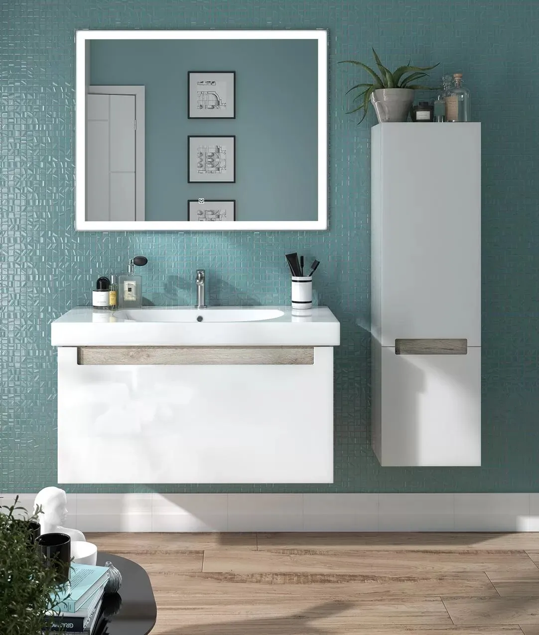 Мозаика KM3030M0021N Темари синий тёмный матовый 29,8x29,8x0,35