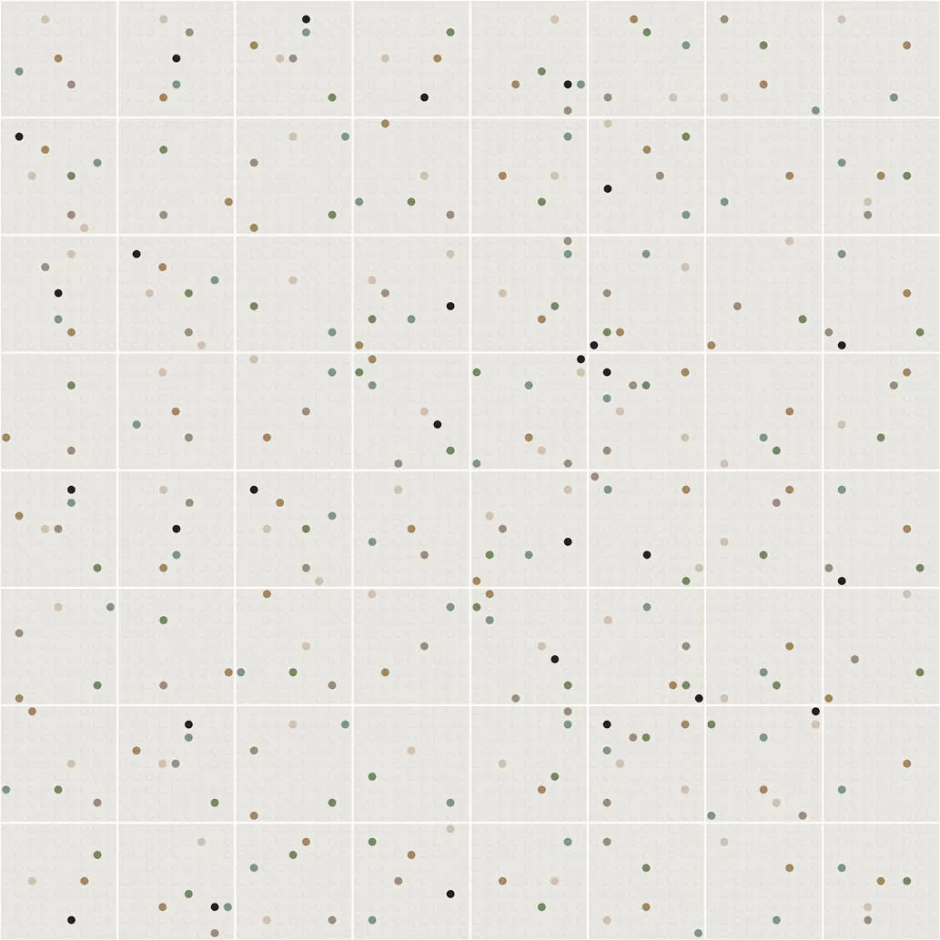 Плитка 34B2 Ronto Multicolor 13x13
