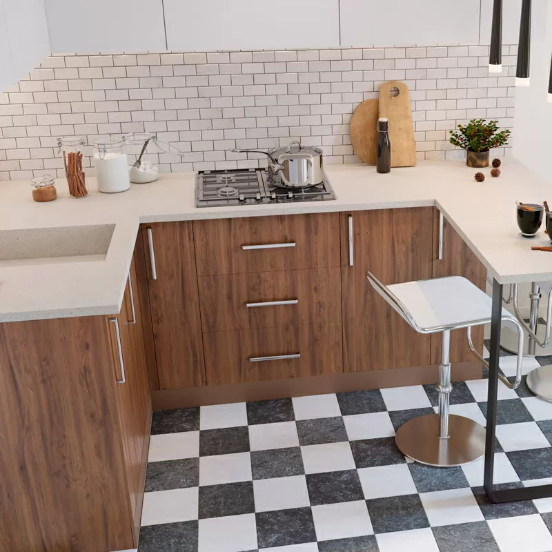Керамогранит WHITE MARBLE TUMBLED 10X10
