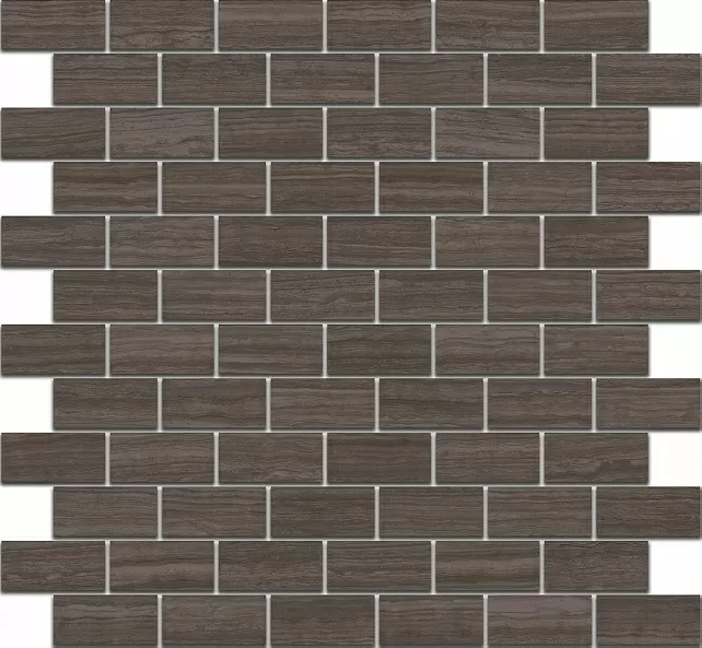 Плитка MM13040 Грасси коричневый мозаичный 32х30