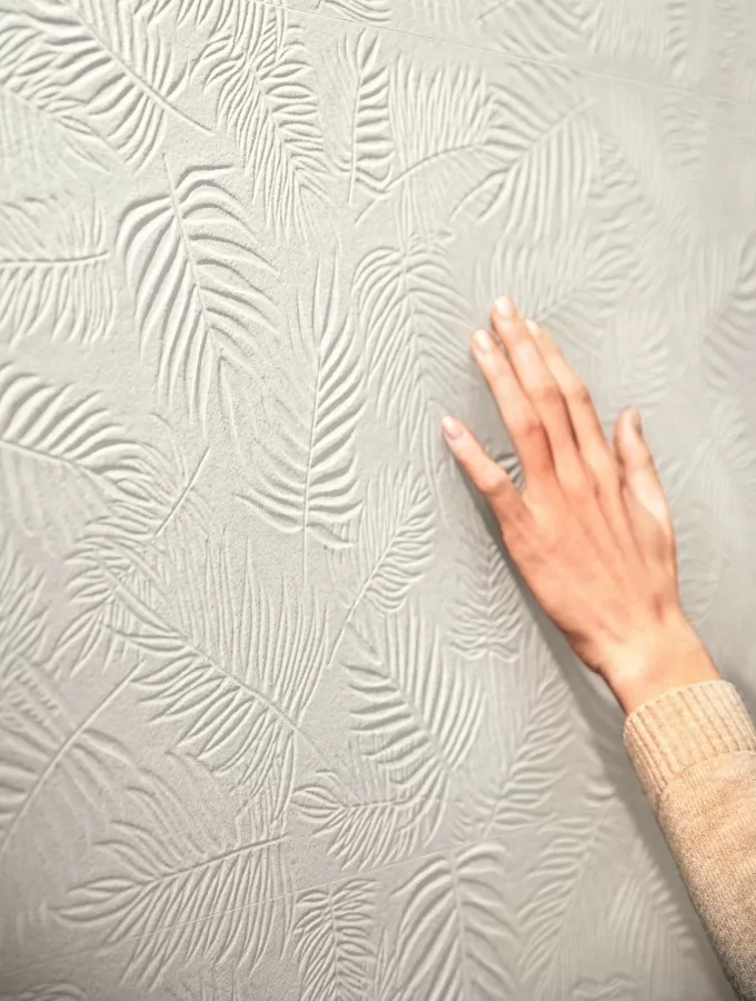Плитка A57T 3D Wall Carve Field White 40x80