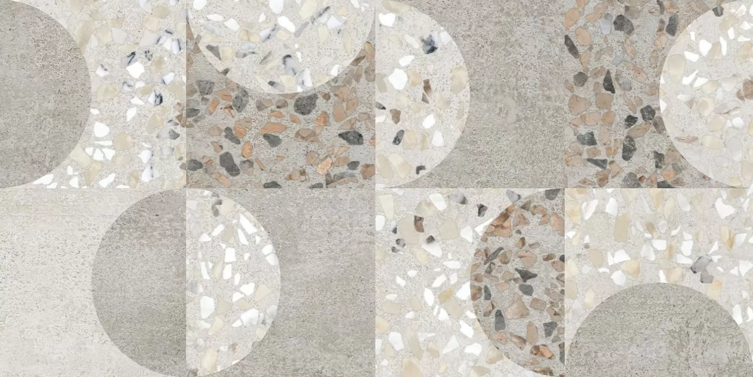Керамогранит K949799LPR01VTE0 Beton-Terrazzo Декор Геометрический 30x60