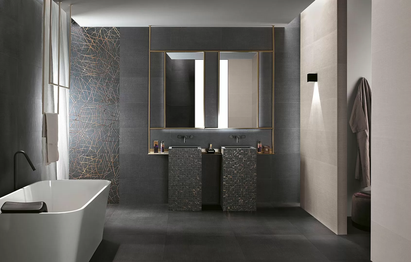 Керамогранит fQQW Rooy Dark Matt 40x80