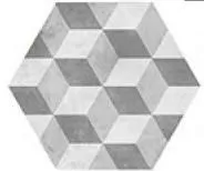 Керамогранит Nuuk Hexa 23,2x26,7