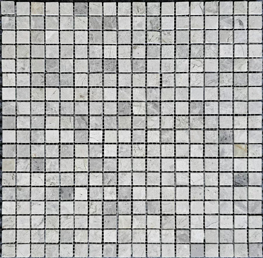Мозаика PIX328 Tundra Grey Полированная 15х15 305х305х4