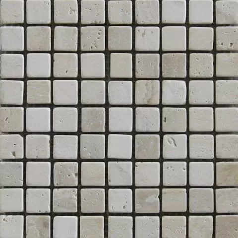 Мозаика TRAVERTINE CLASSIC 1,5x1,5x0,8 tumbled