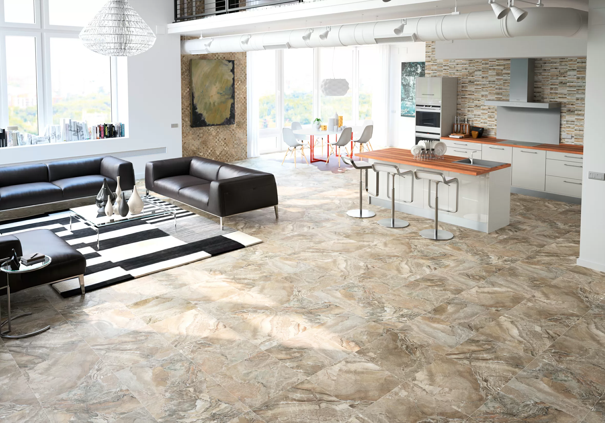 Керамогранит Deco Dolomite Fortune Bone 49.1x49.1