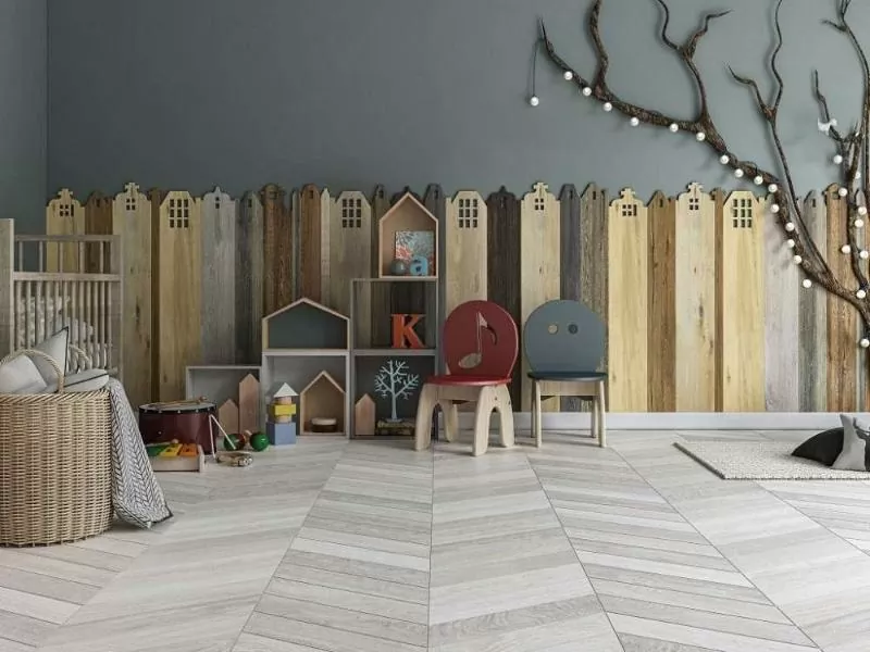 Плитка Chevron Cherry 40x8