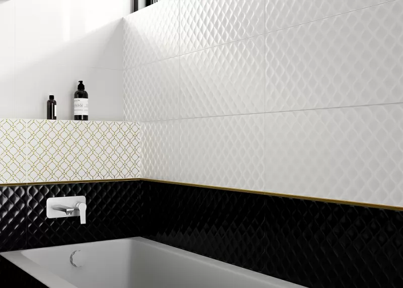 Плитка DEL051D Deco белый 29,8x59,8