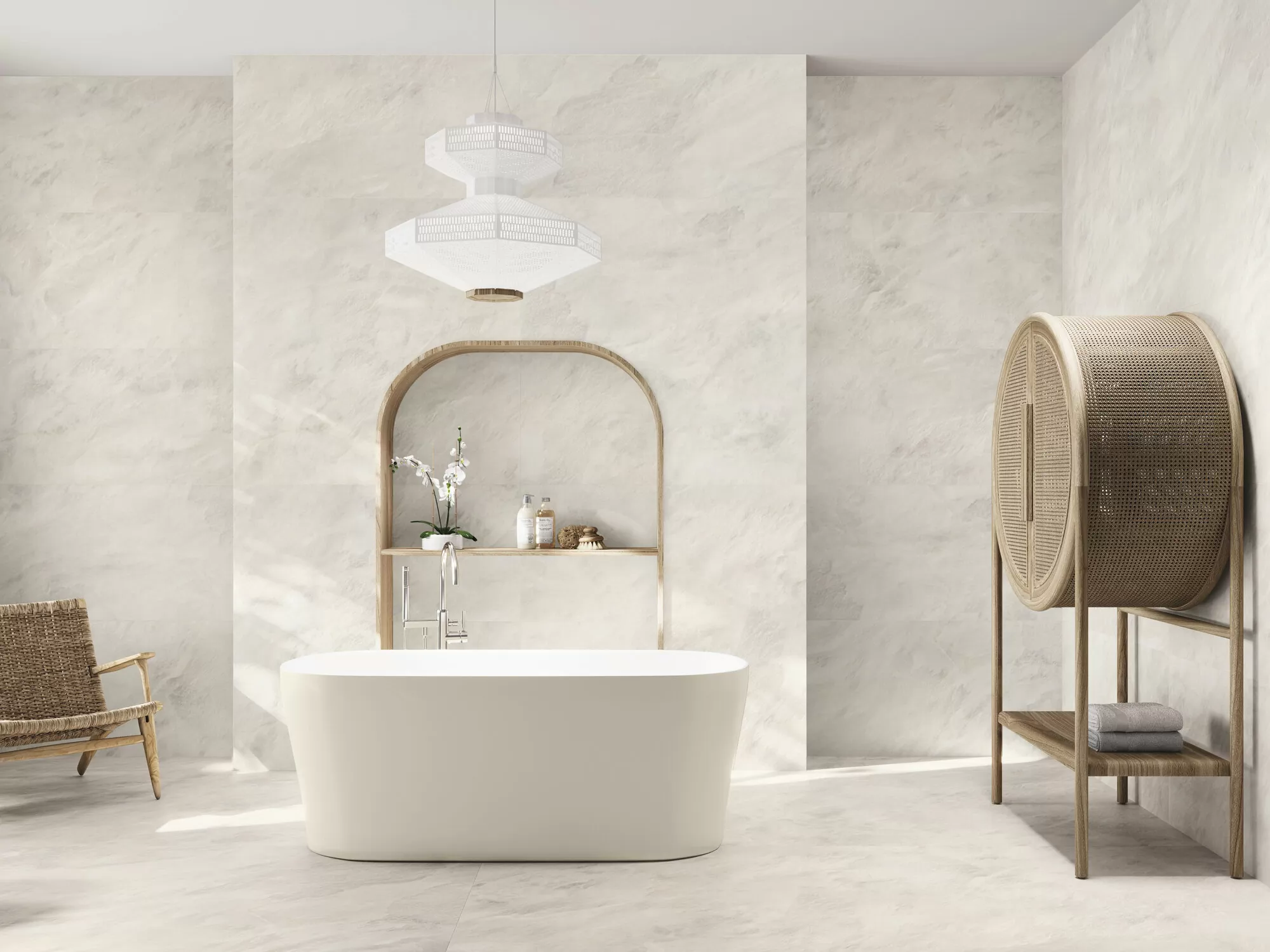 Керамогранит A040202 Alexandria White Matt Rect 60x120