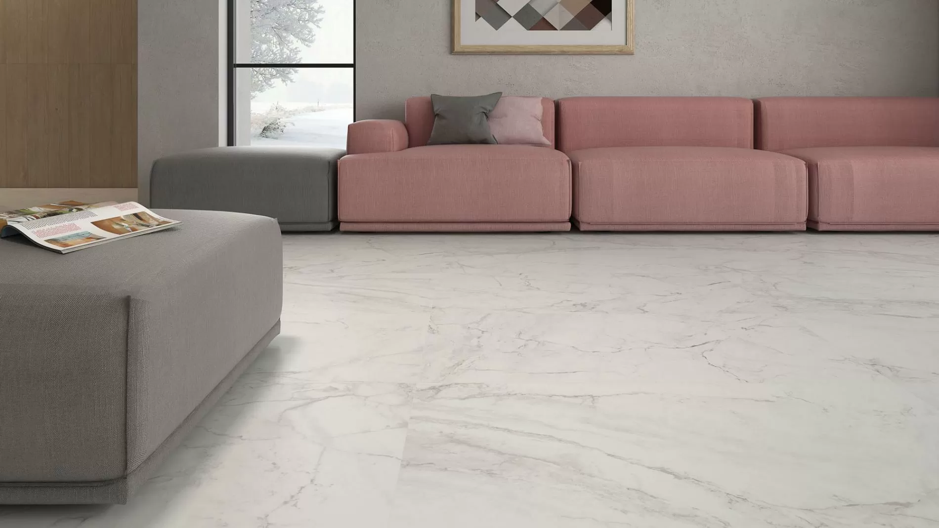 Керамогранит MARBLES LUCCA Blanco 60x120