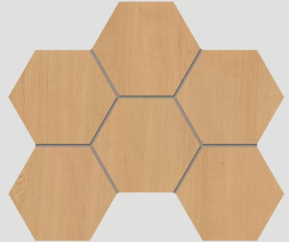 Мозаика Мозаика CW04 Classic Wood Hexagon неполированная 25x28.5