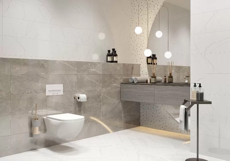 Плитка GT124VG Siluet Белый Декор 50x25