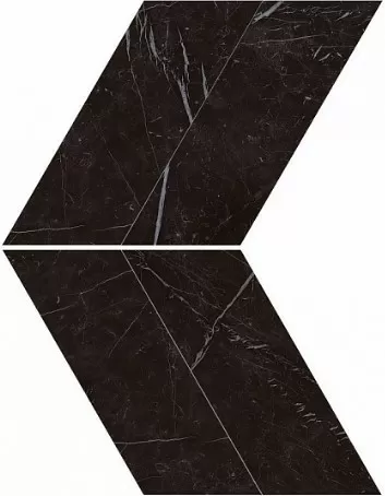 Керамогранит AS1W Marvel Nero Marquina Chevron Lappato 22,5x22,9