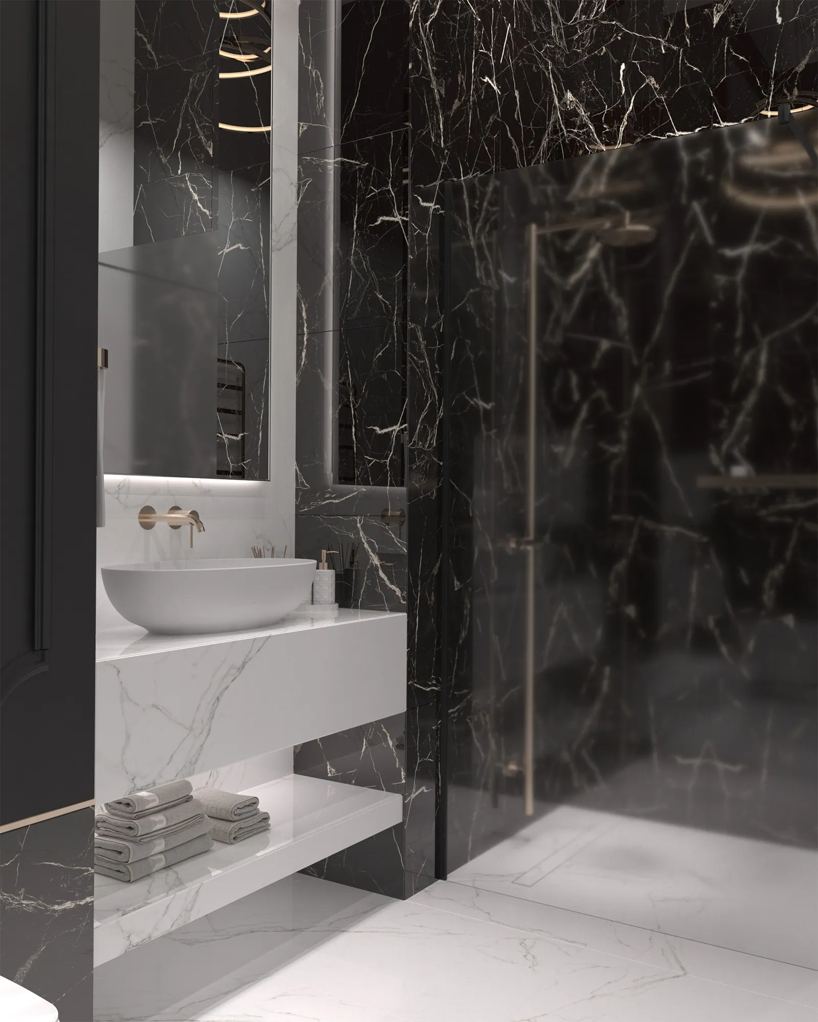 Керамогранит HG2008-A Black Spinder High Gloss 60x60