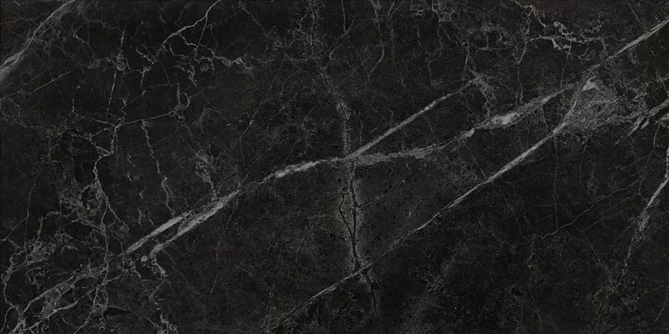 Керамогранит D035 (ADUV) Marvel Noir St.Laurent 30x60 Lapp.