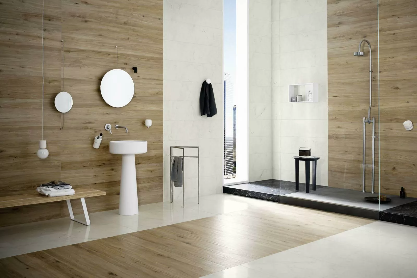 Плитка M8T5 Allmarble Wall Golden White Satin Decoro Club 40x120