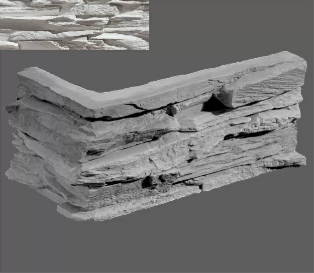 Искусственный камень Угловой элемент Перуджа 100 20/10x10x3,5