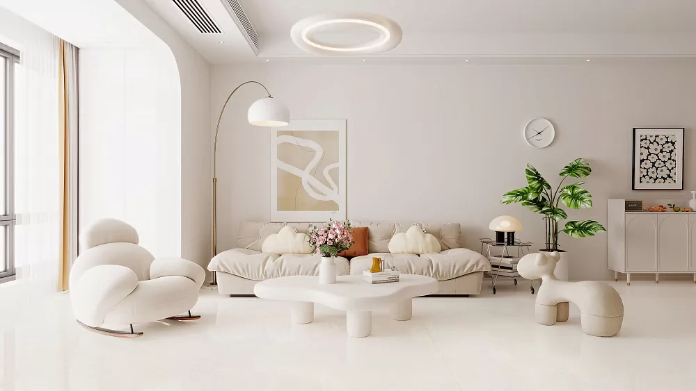 Керамогранит BHW-0019 Crema Marfil Polished (Sinking Ink) 600x1200x8