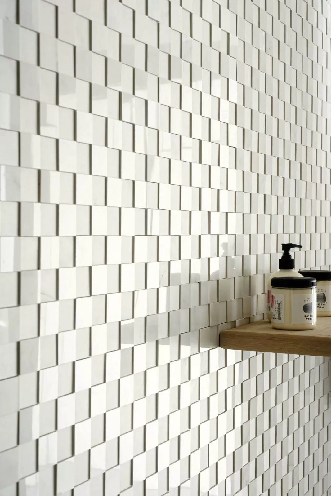 Плитка M8T5 Allmarble Wall Golden White Satin Decoro Club 40x120