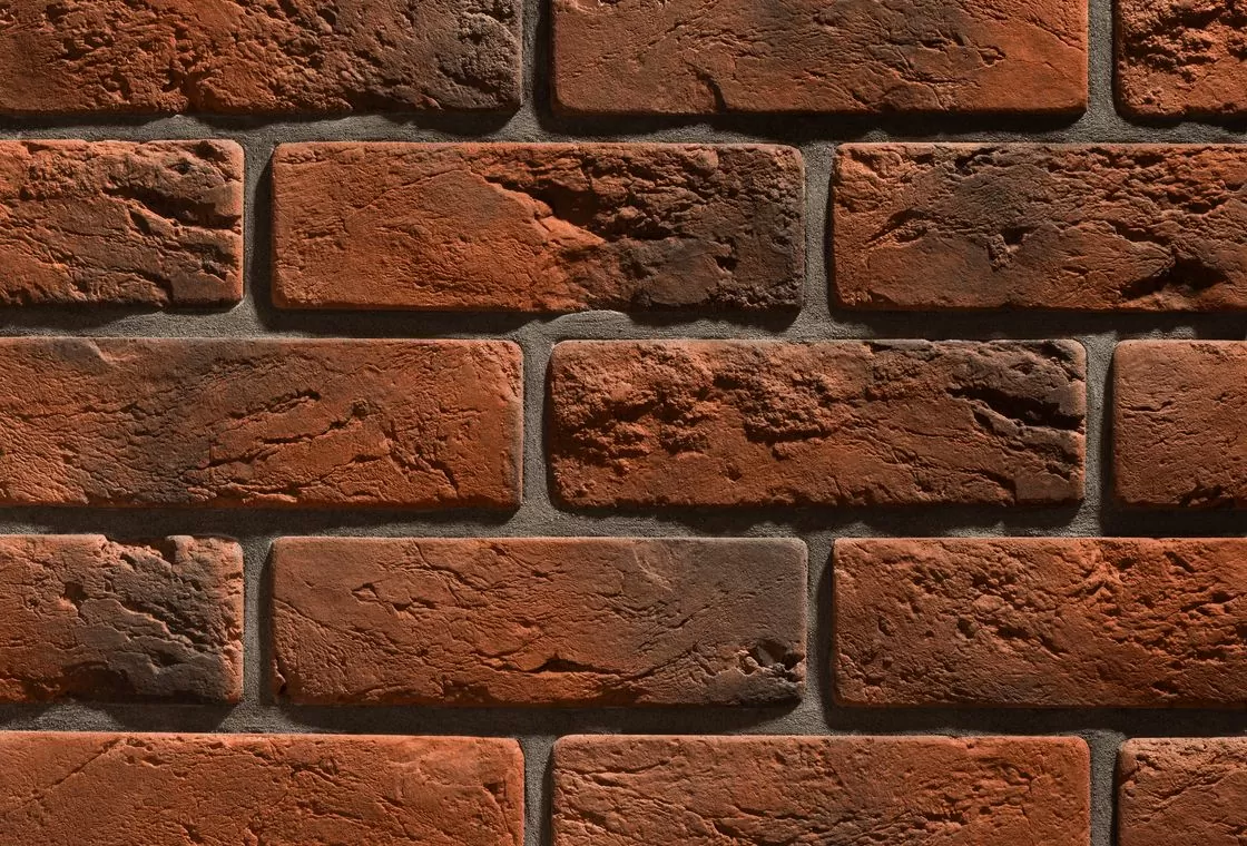 Искусственный камень Декоративный кирпич Плоскость Лион 767 21x6,5x1,2