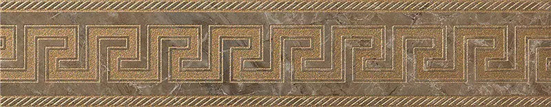 Керамогранит 240207 MARBLE FASCIA GRECA MARRONE SAB 11,5x58,5