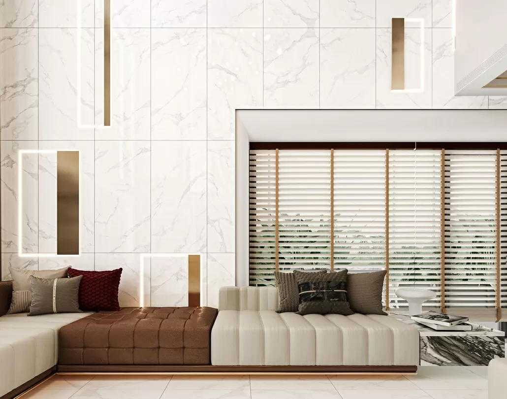 Керамогранит MVL4412P Aquarelle Ivory Glossy 60x120