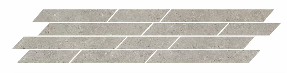 Мозаика T036/SG6537 Риккарди мозаичный серый светлый матовый 46,8x9,8
