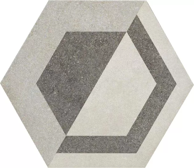 Керамогранит R4DT Rewind Decoro Geometrico Vanilla 21х18.2