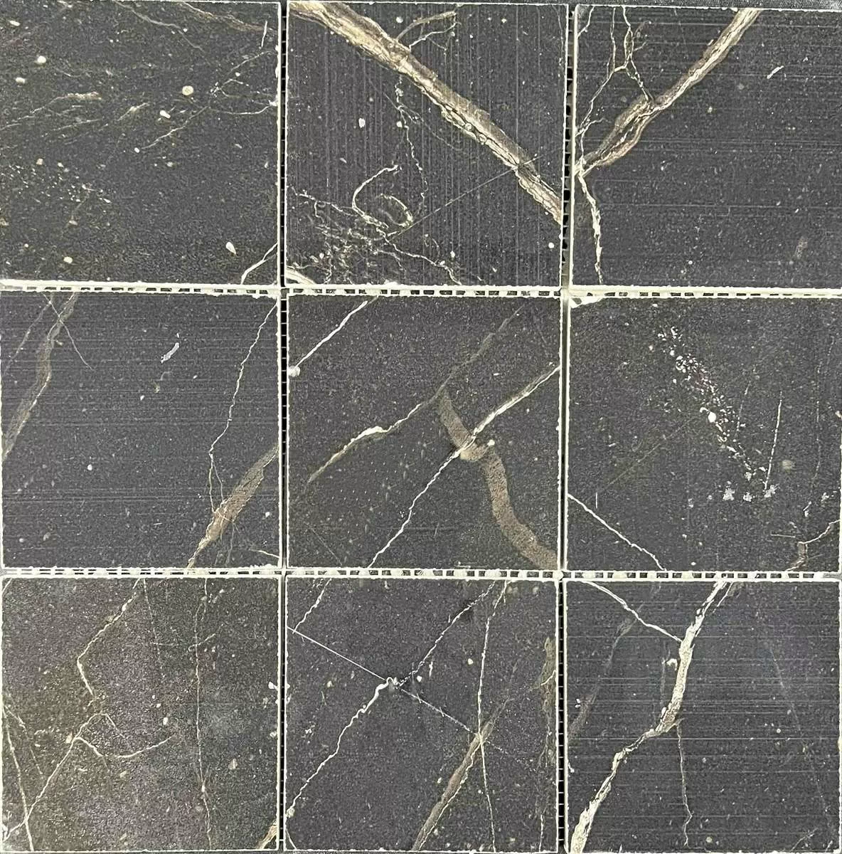 Мозаика Mosaic Estrada Nero 9.5х9.5 300x300