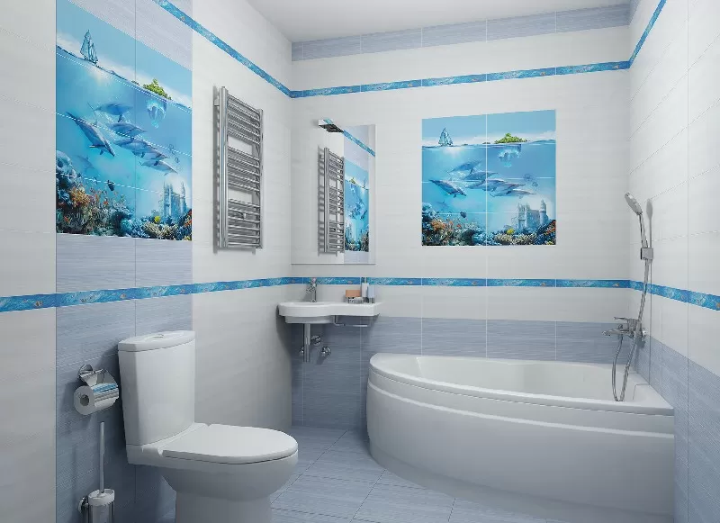 Плитка Декор Water D3D224 40х20