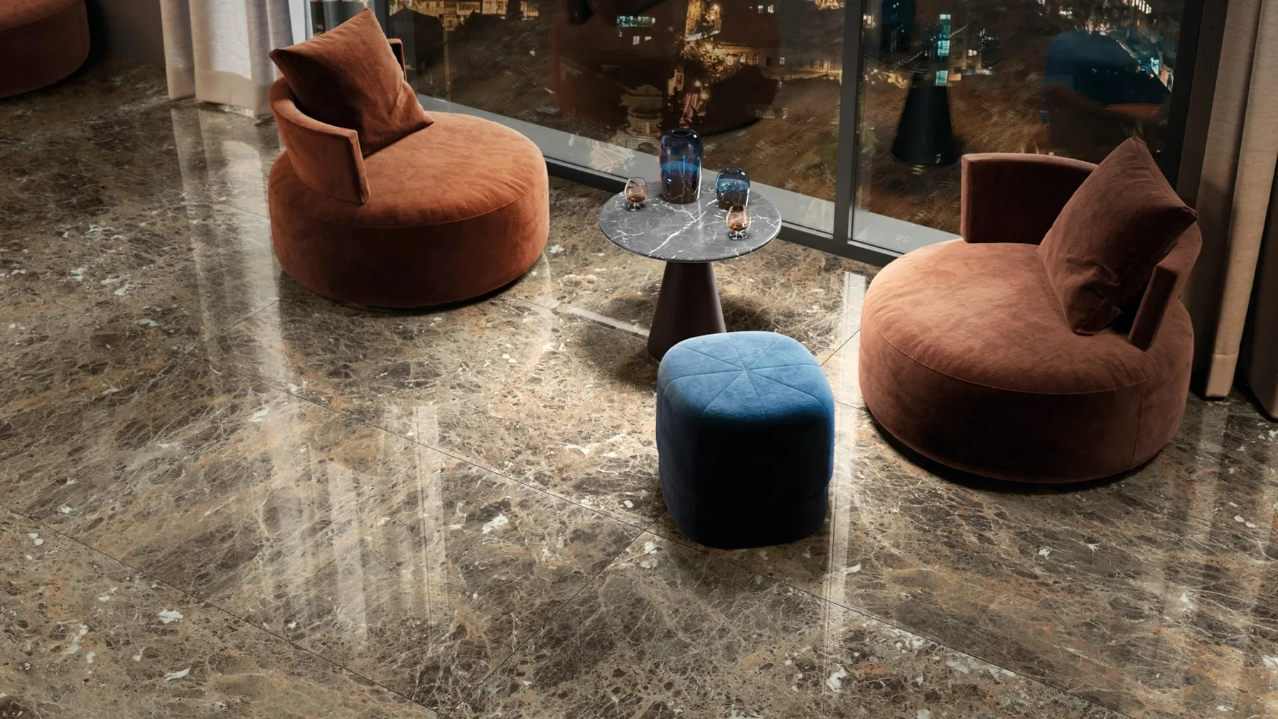Керамогранит 610130004621 Charme Deluxe Сахара Плинтус Нат Рет 7,2x80