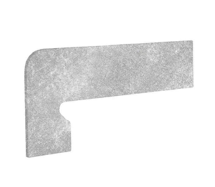 Клинкерная плитка ZANQUIN FIORENTINO PETRA GRIS IZDA. левый 395x175x7,5