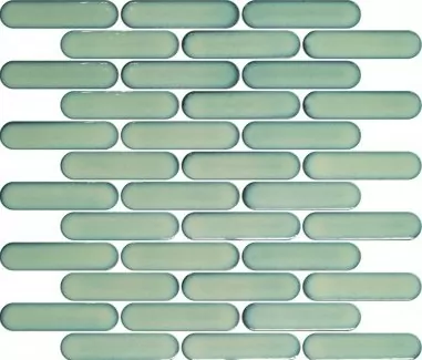 Мозаика R-343 керамика глянцевая (2,3*9,8) 30*30