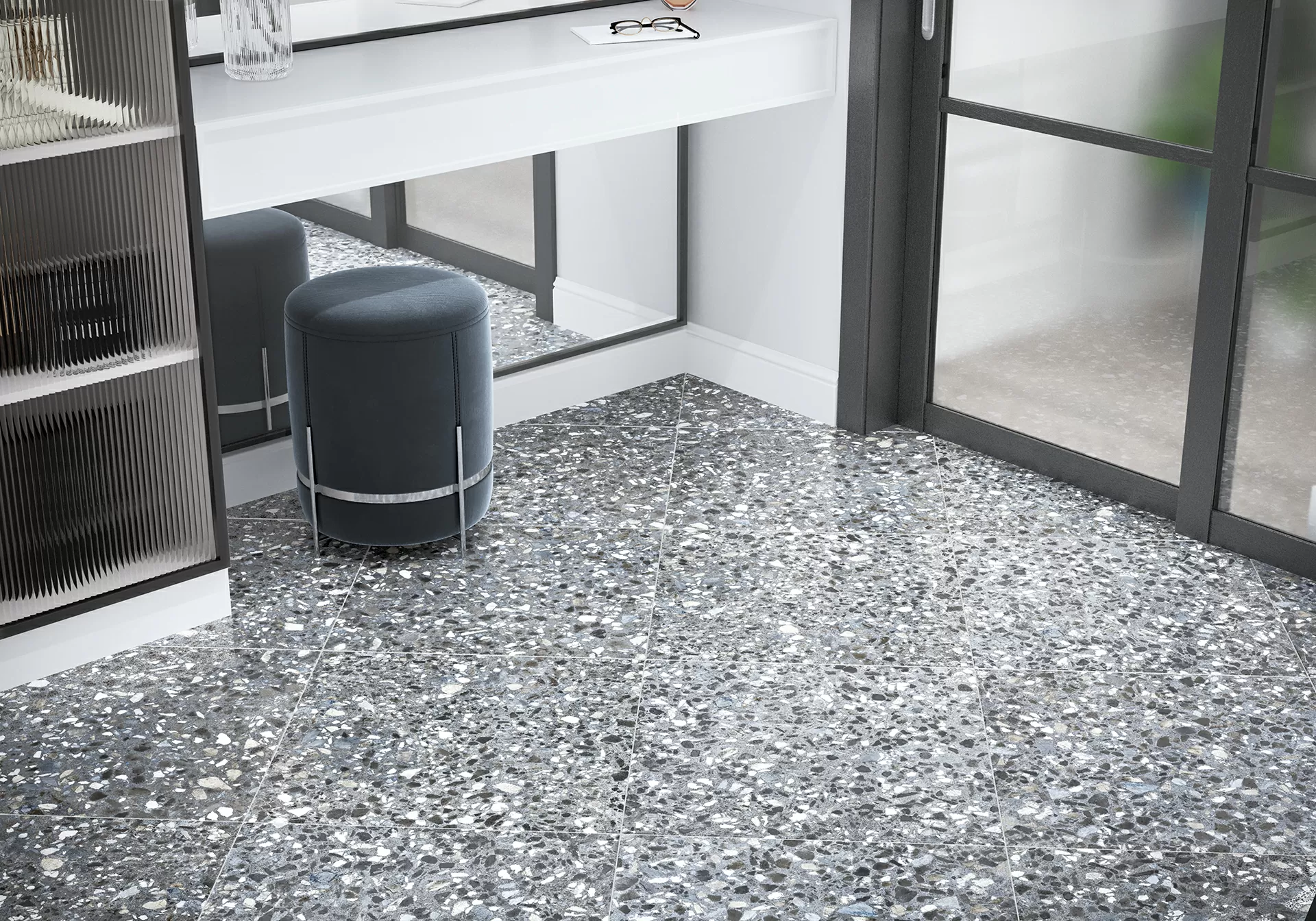 Керамогранит GFA114TRZ07L Terrazzo лаппатированный 570x1140x7.5