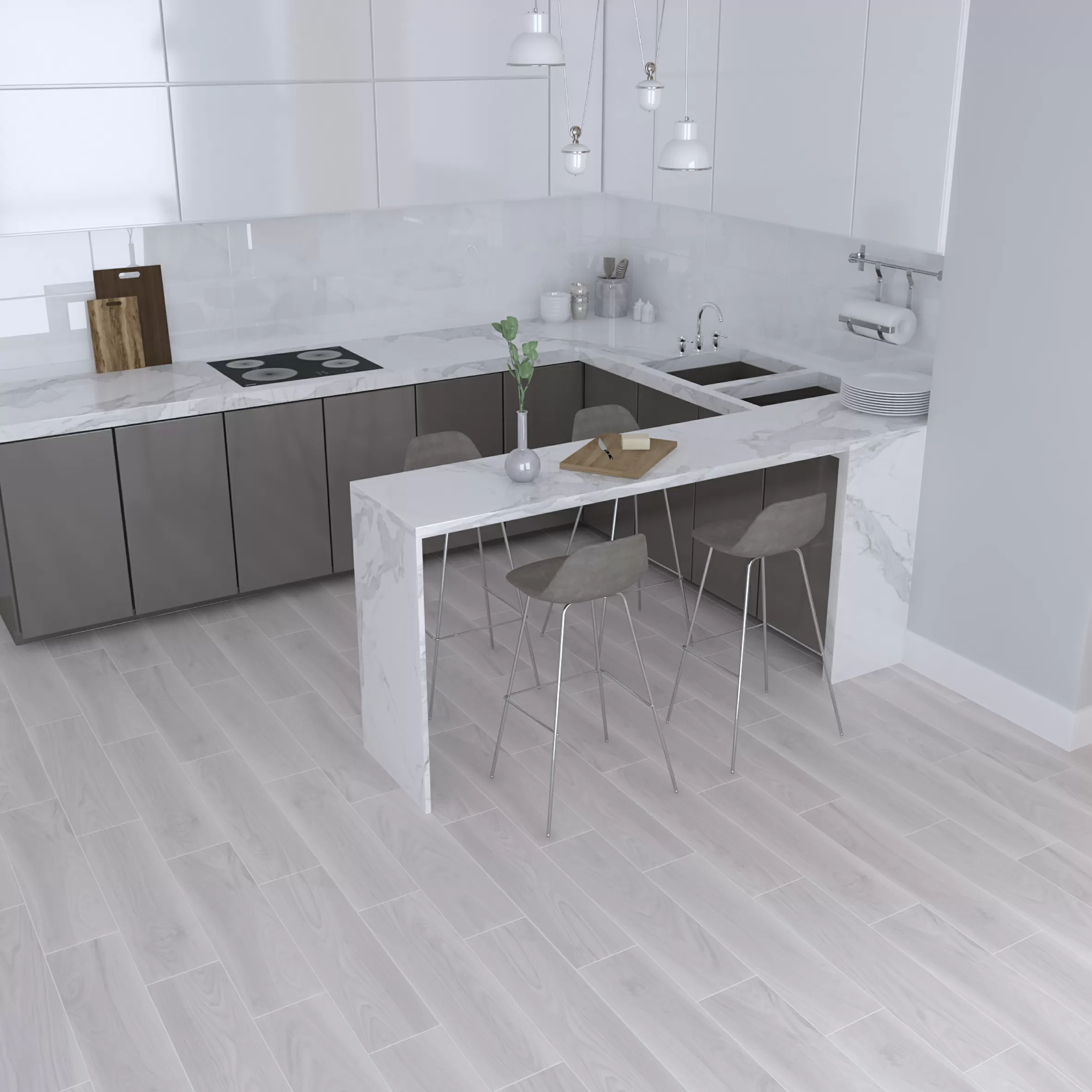 Керамогранит SG707990R Albero светло-бежевый 20х80