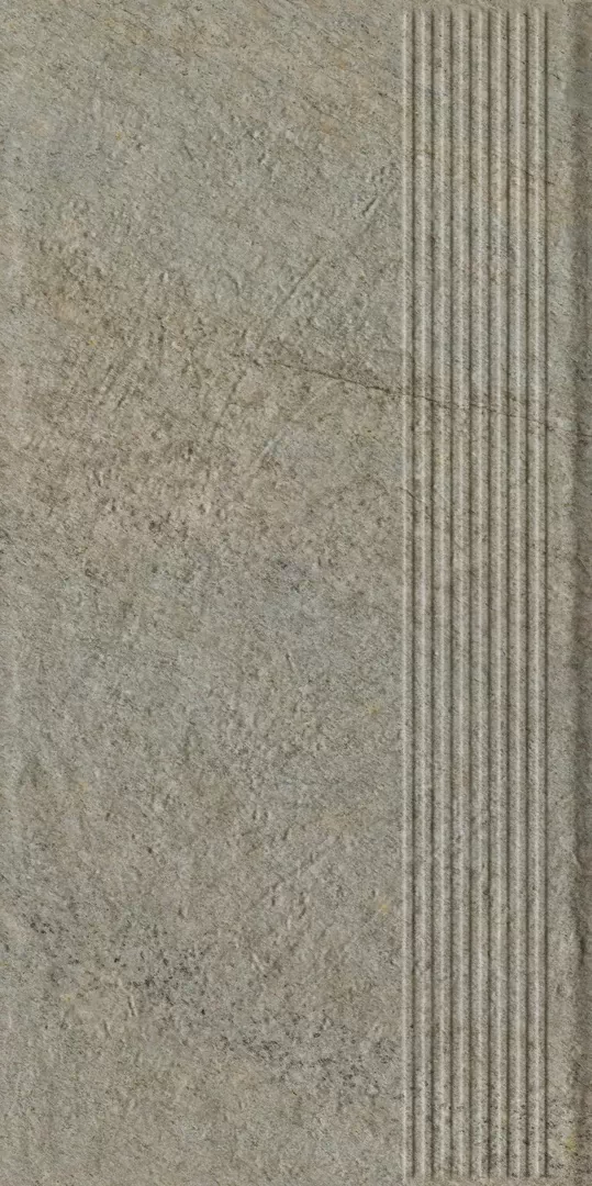 Клинкерная плитка Eremite Taupe Stopnica Prosta Struktura Mat 30x60