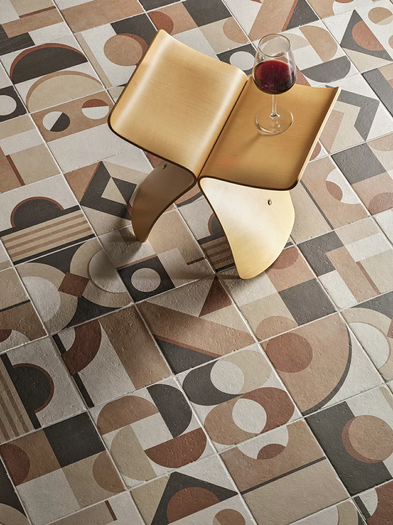 Керамогранит 1086529 Italica Modulare 39 Terra Mista (комплект 2шт 20x20, 1шт 20x40, 2шт 40x40, 1шт 40x60,8)