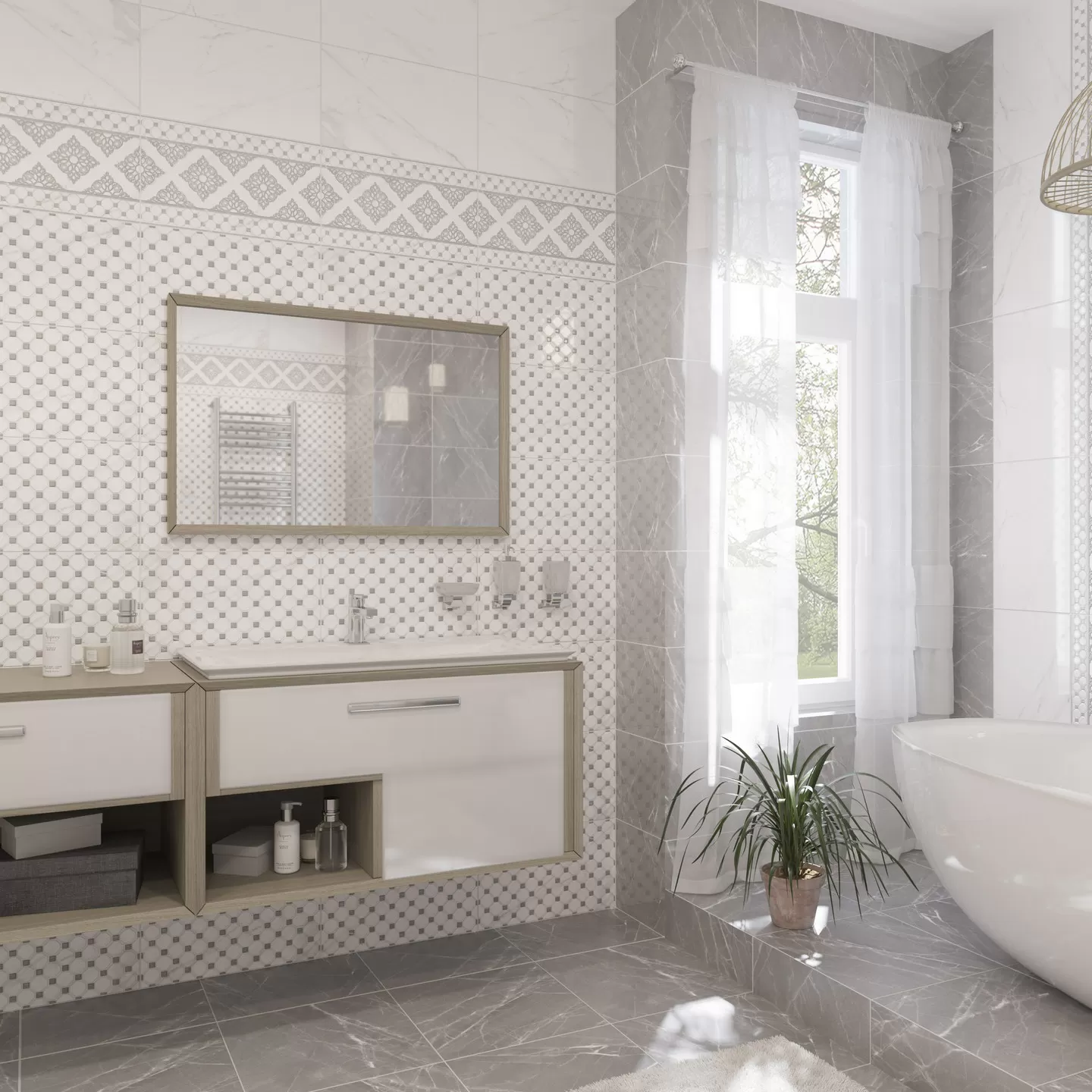 Керамогранит Elegance Grey PG 01 45x45