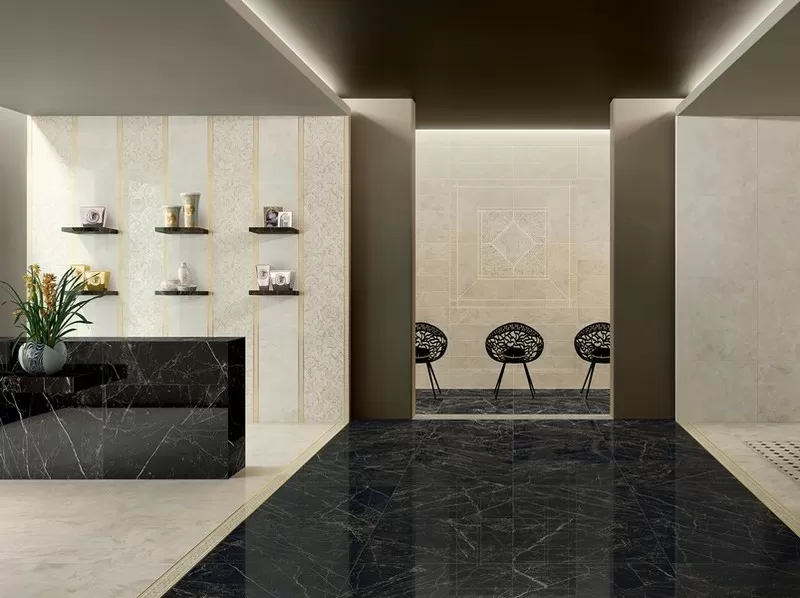 Керамогранит 262592 Tozzetto greca Nero Amasanta 10x10
