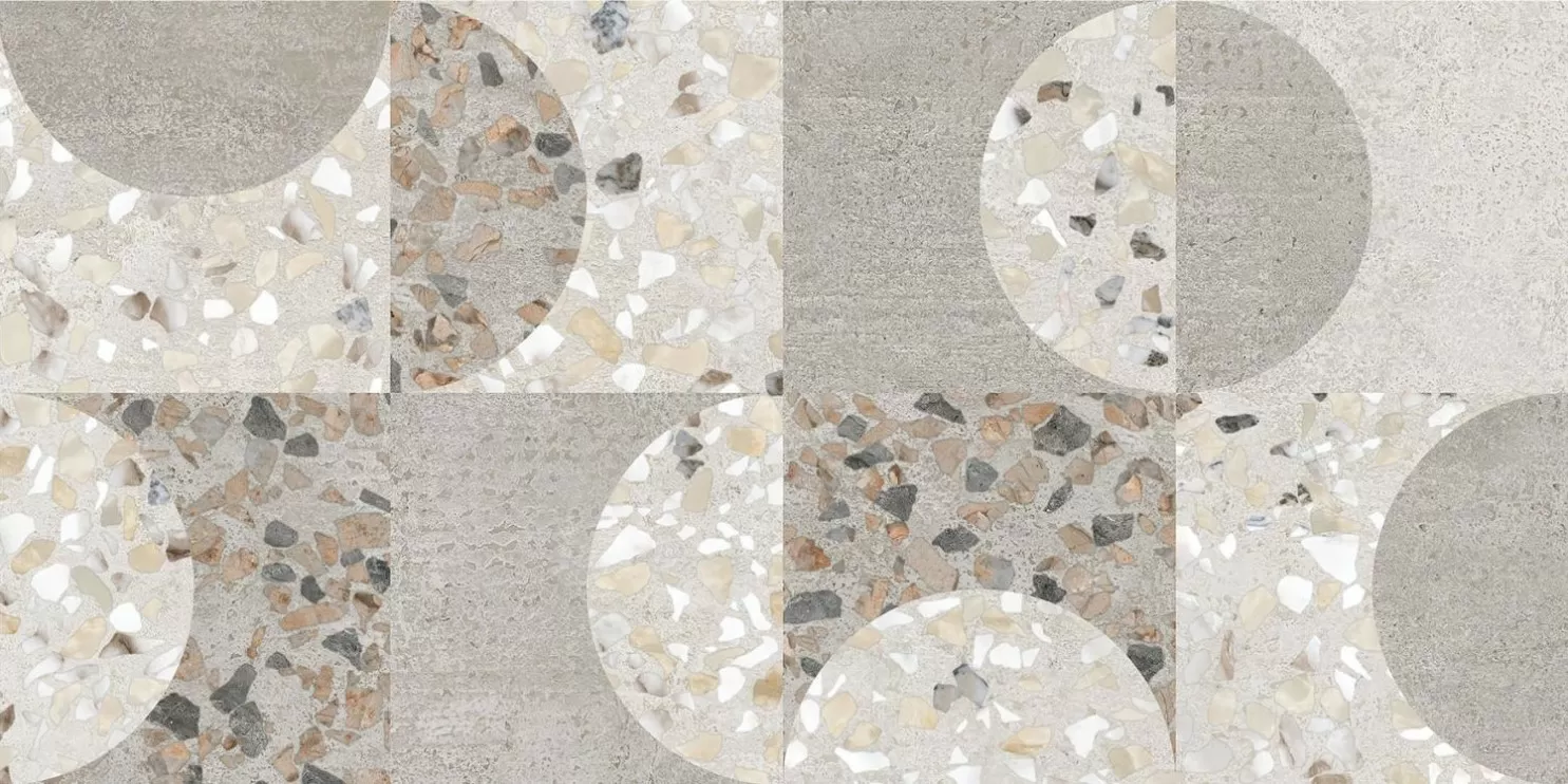 Керамогранит K949799LPR01VTE0 Beton-Terrazzo Декор Геометрический 30x60