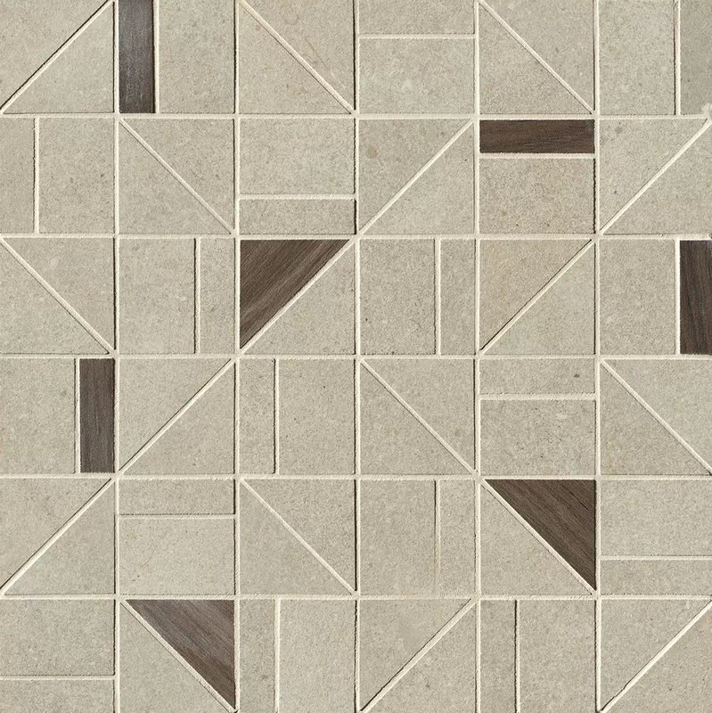 Мозаика fOSH Nux Beige Gres Outline Mosaico 30x30