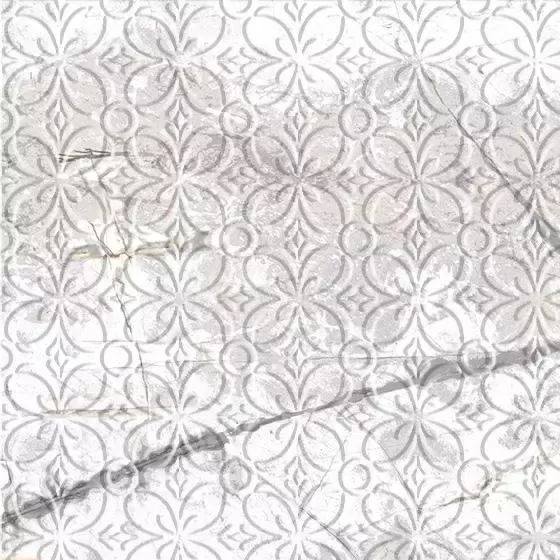 Керамогранит Golden Age Dec White soft 30x30