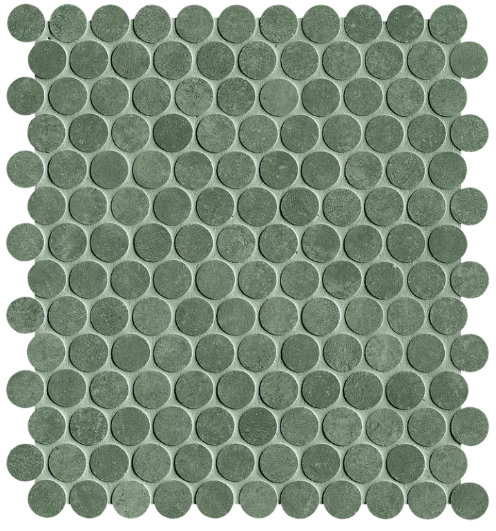 Мозаика fTAS Still Aloe Round Mosaico Matt 29,5x32,5