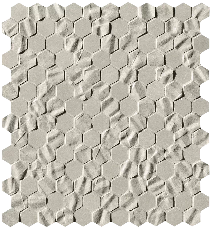 Мозаика fOYY Bloom Grey Star Esagono Mosaico 29,5x32,5